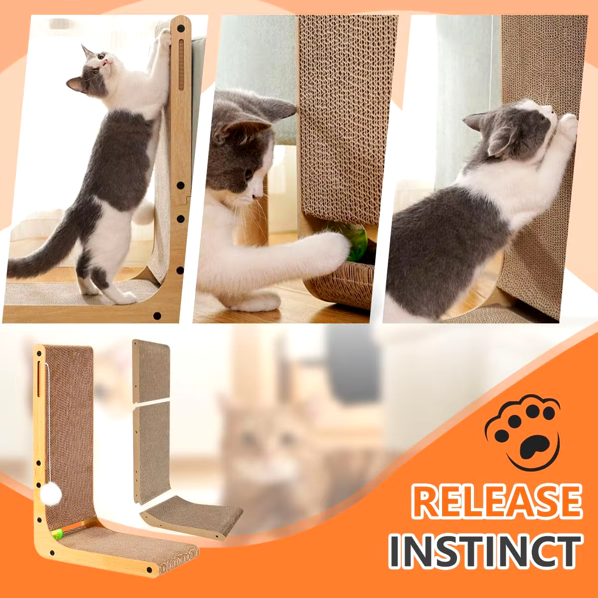 L Shape Cat Scratcher